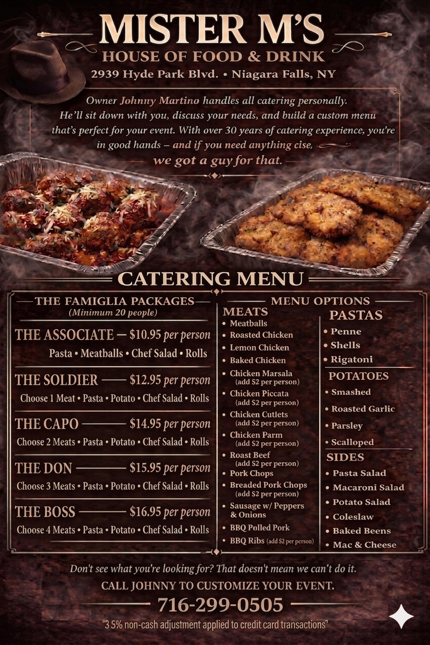Mister M's Catering 4 12 26